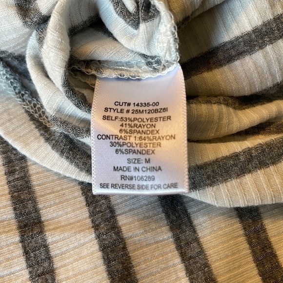 Trixxi Striped Short Sleeve Dress/Tunic D/A101/ - Picture 7 of 7